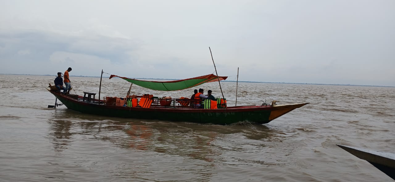 রাজশাহীতে পদ্মা নদীর পানি বিপদ সীমার উপরে