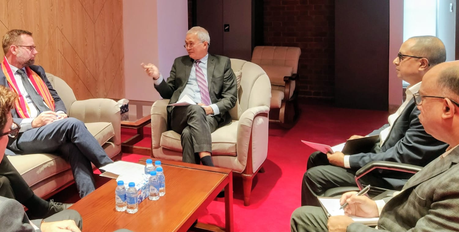 উপদেষ্টা সুপ্রদীপ চাকমা’র সঙ্গে স্ক্যান্ডিনেভিয়ান রাষ্ট্রদূতদের সৌজন্য সাক্ষাত