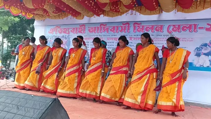 বীরগঞ্জে ঐতিহাসিক আদিবাসী মিলন মেলা: জীবনসঙ্গীর খোঁজে তরুণ-তরুণীর উপচে পড়া ভিড়