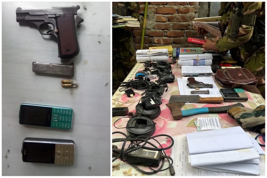 পানছড়ির গহীন জঙ্গলে সেনা অভিযান: ইউপিডিএফ এর গোপন আস্তানা উন্মোচিত, অস্ত্র-গোলাবারুদ উদ্ধার