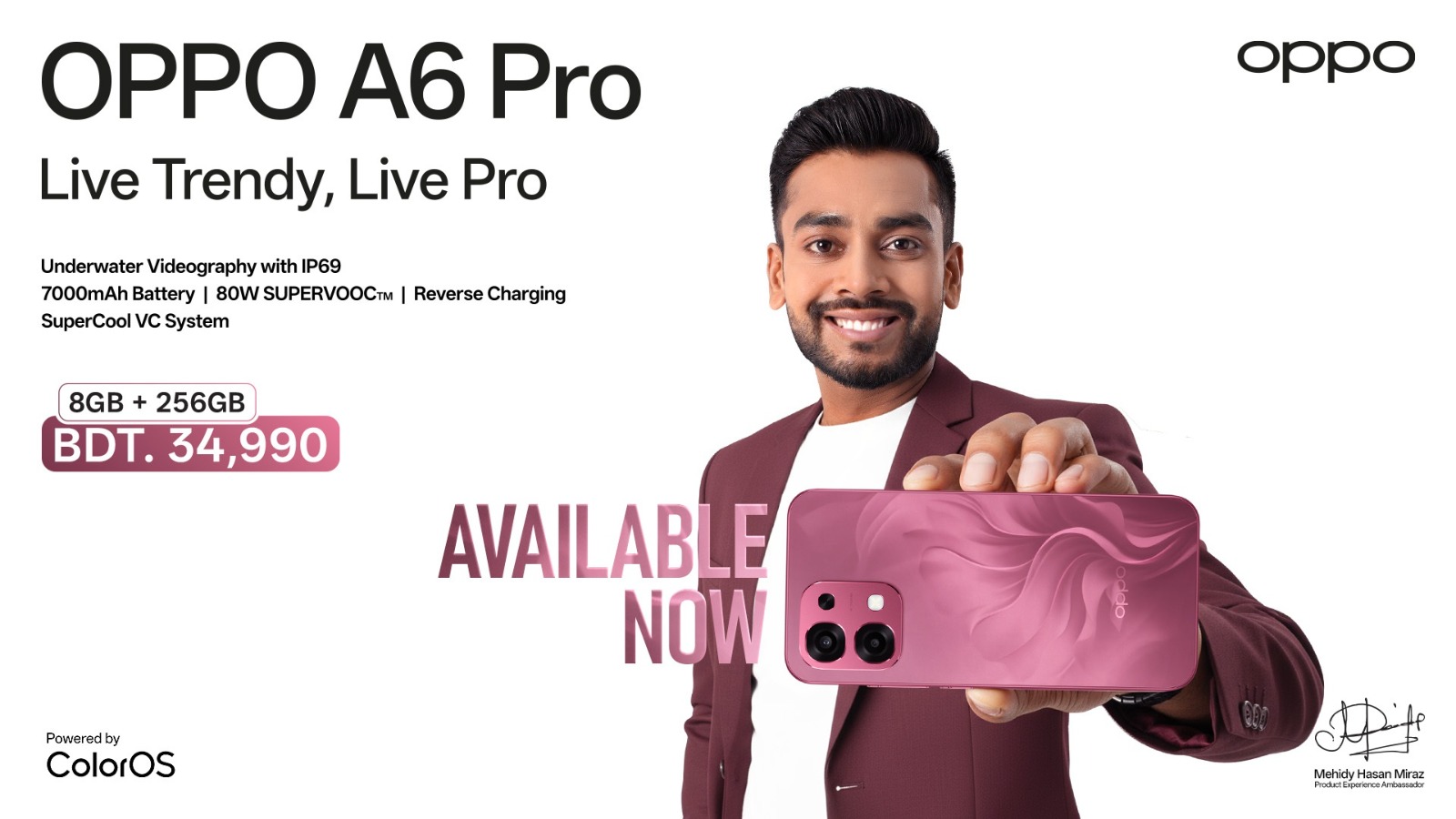 *আগের জেনারেশনের তুলনায় অপো এ৬ প্রো’তে অসাধারণ ৪২৫% প্রবৃদ্ধি*