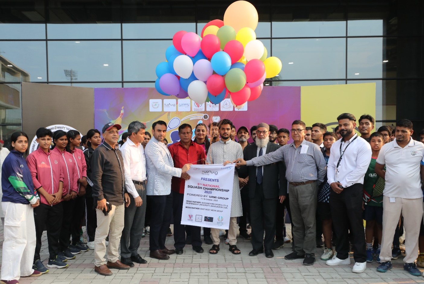 বসুন্ধরা স্পোর্টস সিটিতে স্কোয়াশ চ্যাম্পিয়নশীপ প্রতিযোগিতা উদ্বোধন