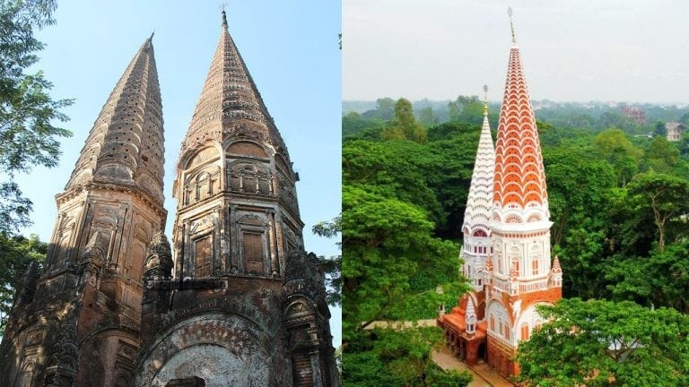 নীরবতা ভেঙে আবারও প্রাণ ফিরে পেয়েছে সোনারং জোড়া মঠ