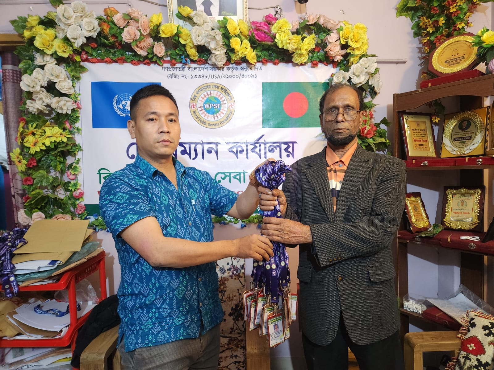 মানবতার সেবায় অনন্য দৃষ্টান্ত গড়ছে ‘বিশ্ব গণমানুষ সেবা ফাউন্ডেশন’