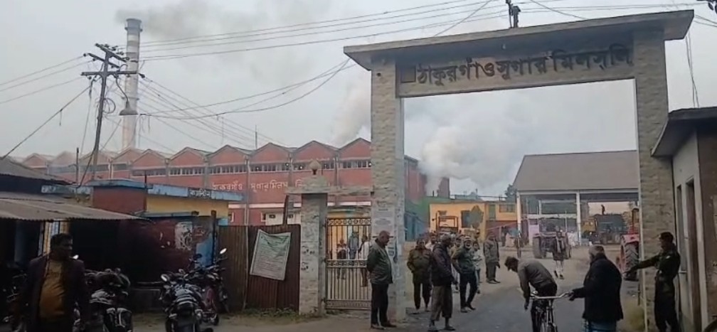 ঠাকুরগাঁও সুগার মিলের ৬৮তম আখ মাড়াই মৌসুমের উদ্বোধন