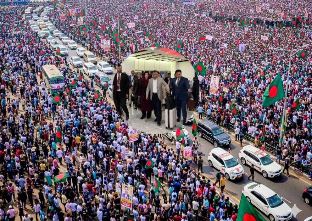 দীর্ঘ ১৭ বছর পর দেশে ফিরলেন তারেক রহমান ঢাকায় গণসংবর্ধনায় জনস্রোত, বিএনপির রাজনীতিতে নতুন অধ্যায়