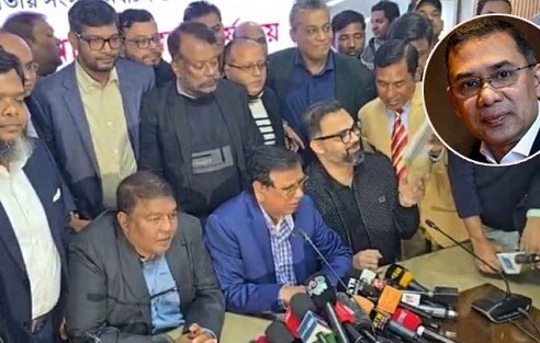 ঢাকা-১৭ আসনে তারেক রহমানের মনোনয়নপত্র জমা