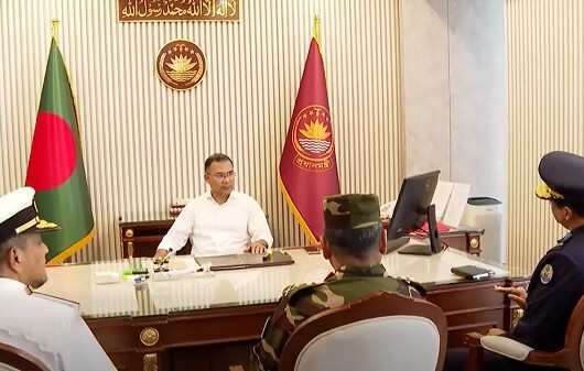 তিন বাহিনীর প্রধানদের সঙ্গে প্রধানমন্ত্রীর সৌজন্য সাক্ষাৎ