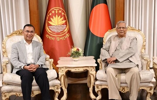 ইউনূসের অভিনন্দন বার্তা: তারেক রহমানকে শুভেচ্ছা
