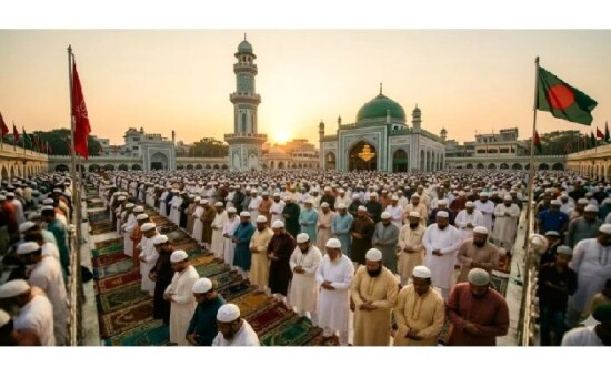 আজ জুমাতুল বিদা, কাল সারা দেশে পবিত্র ঈদুল ফিতর উদযাপন