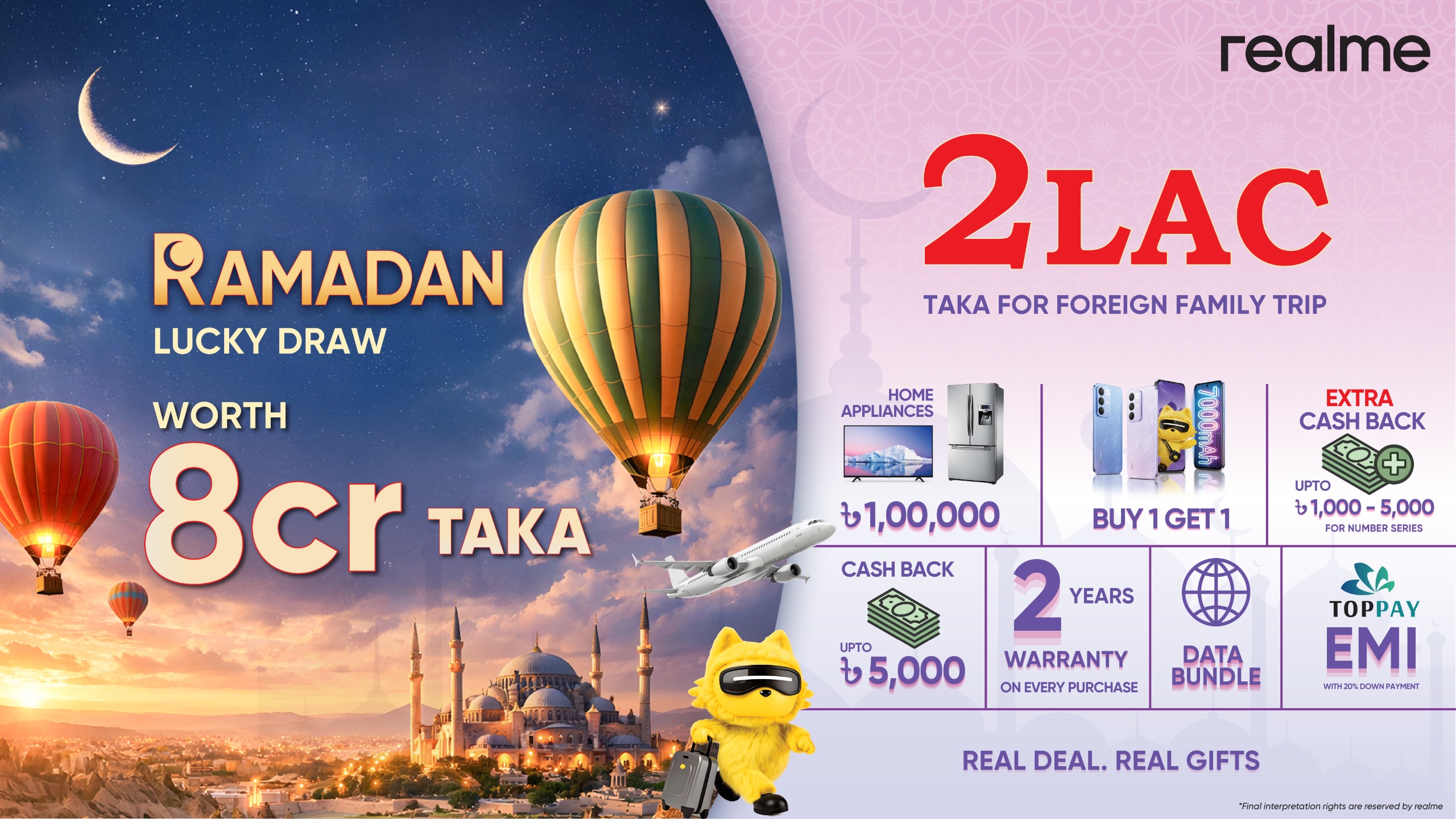 ৮ কোটি টাকার উপহারসহ রমজানে রিয়েলমির সবচেয়ে বড় ক্যাম্পেইনের ঘোষণা