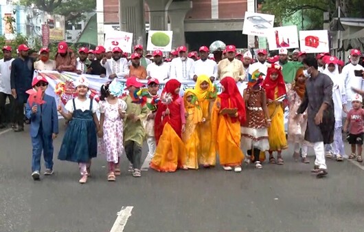 বৈশাখী শোভাযাত্রায় বাঙালিয়ানার বার্তা, দেশীয় সংস্কৃতি রক্ষার আহ্বান