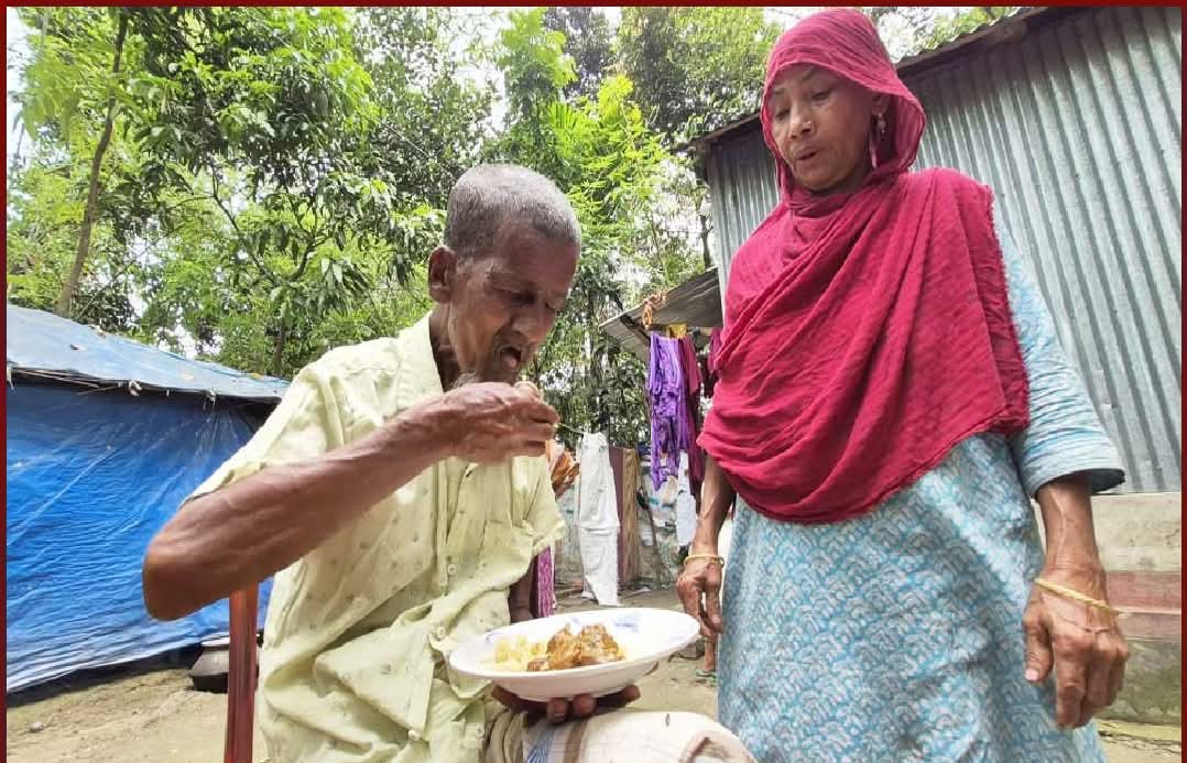 ১৭ বছর পর ভাত খেলেন বিএনপিভক্ত ইনু মিয়া, প্রতিজ্ঞার অবসান