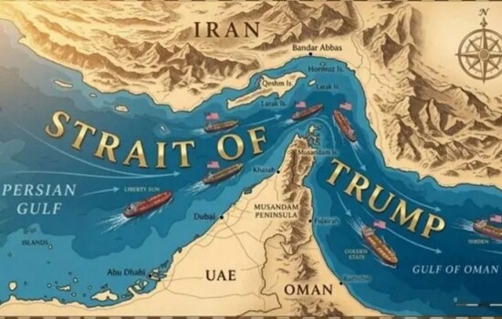 হরমুজ প্রণালিকে ‘ট্রাম্প স্ট্রেইট’ নামকরণ, ইরানকে ঘিরে উত্তেজনা তীব্র—নতুন প্রস্তাব প্রত্যাখ্যান