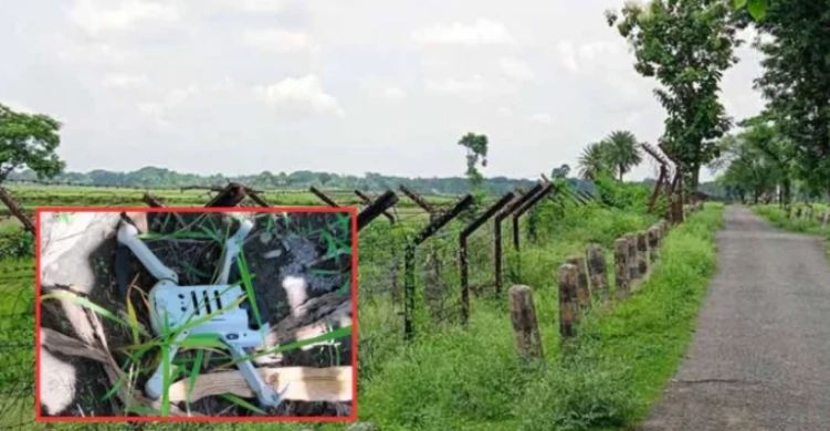 বুড়িমারী সীমান্তে বিএসএফের ড্রোন বিধ্বস্ত, স্থানীয়দের মাঝে আতঙ্ক